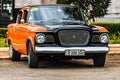 Havana, Cuba Ã¢â¬â 2019. Vintage classic old American car in Havana, Cuba Royalty Free Stock Photo